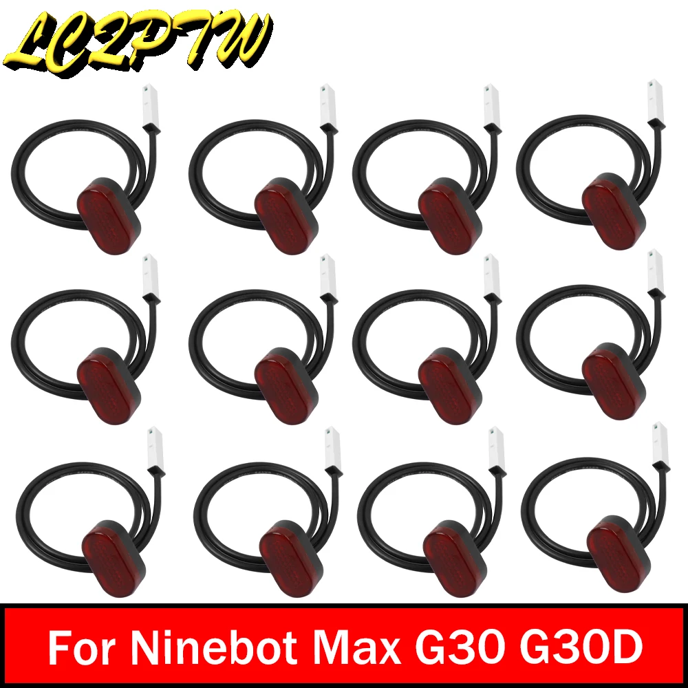 12PCS Electric Scooter Rear Fender Tail Lamp Light Stoplight Brake Light with Fixed Part for Segway Ninebot Max G30 Brake Light
12PCS Electric Scooter Rear Fender Tail Lamp Light Stoplight Brake Light with Fixed Part for Segway Ninebot Max G30 Brake Light