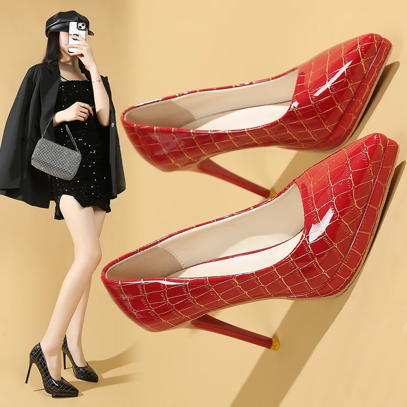 Thick Thin with Pointed Head Shallow Mouth Waterproof Platform Fashion All Comfortable Non-slip Breathable Women's Single Shoes
Thick Thin with Pointed Head Shallow Mouth Waterproof Platform Fashion All Comfortable Non-slip Breathable Women's Single Shoes