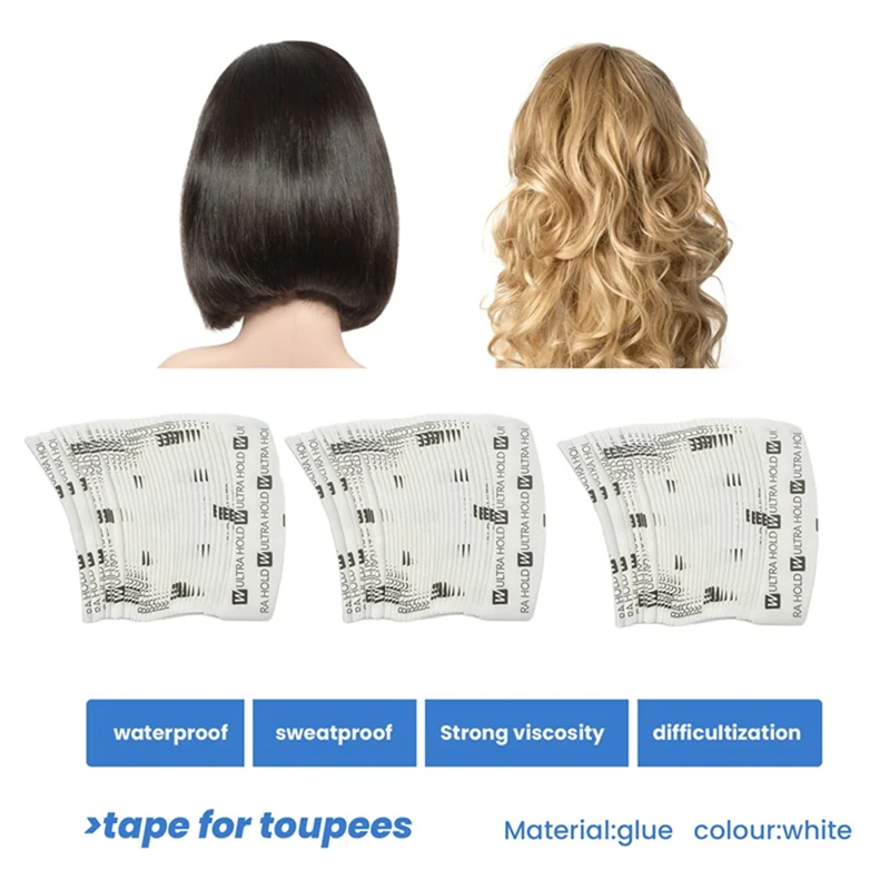 A47F-Uultra Huld Wig Tape Double Adhesive Hair Extension Tape Strips Waterproof For Toupee Lace Front Wigs Film
A47F-Uultra Huld Wig Tape Double Adhesive Hair Extension Tape Strips Waterproof For Toupee Lace Front Wigs Film