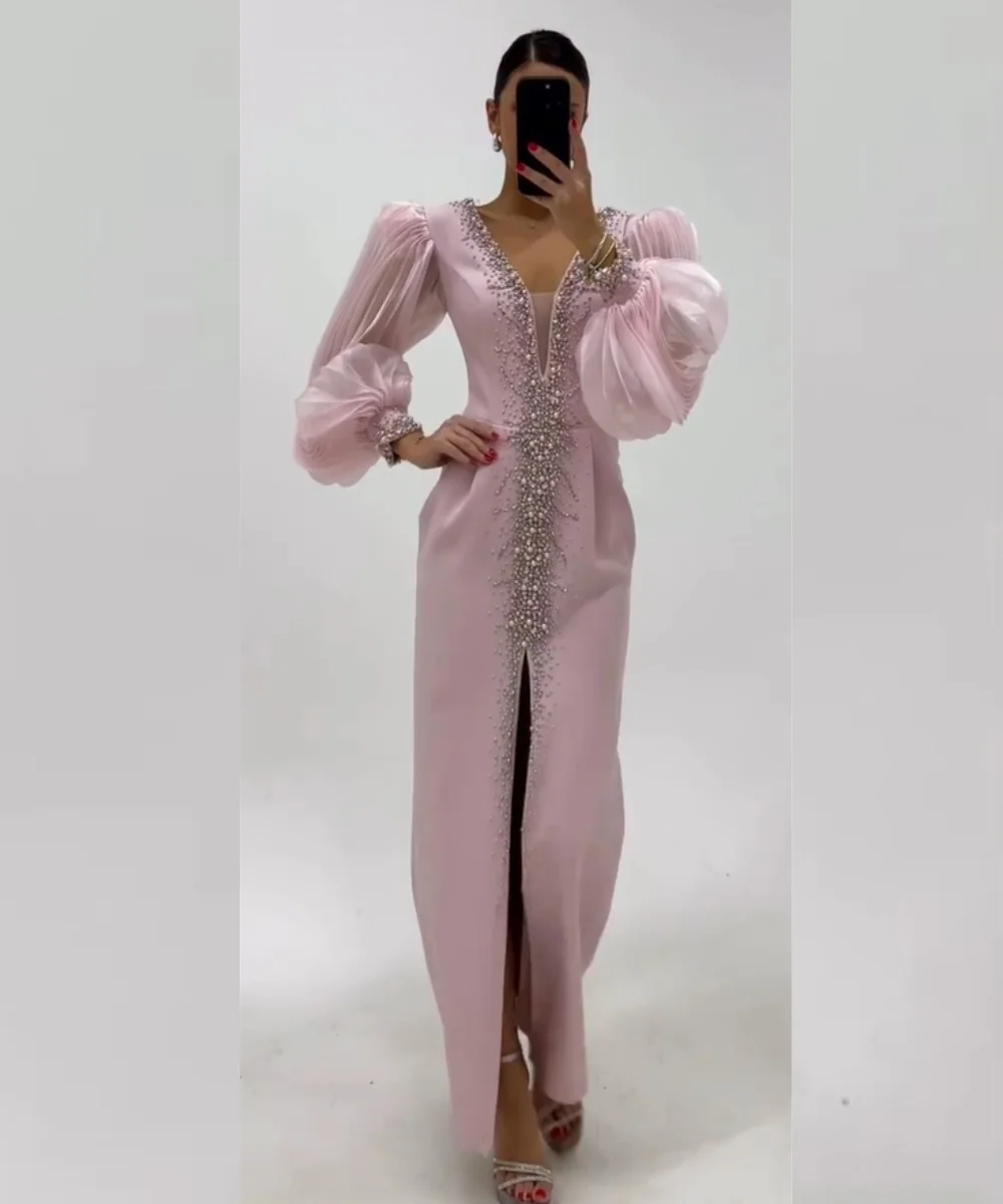 Customized Elegant Jersey Pleat Sequined Straight V-neck Long Bespoke Occasion Homecoming Dresses Fashion
Customized Elegant Jersey Pleat Sequined Straight V-neck Long Bespoke Occasion Homecoming Dresses Fashion