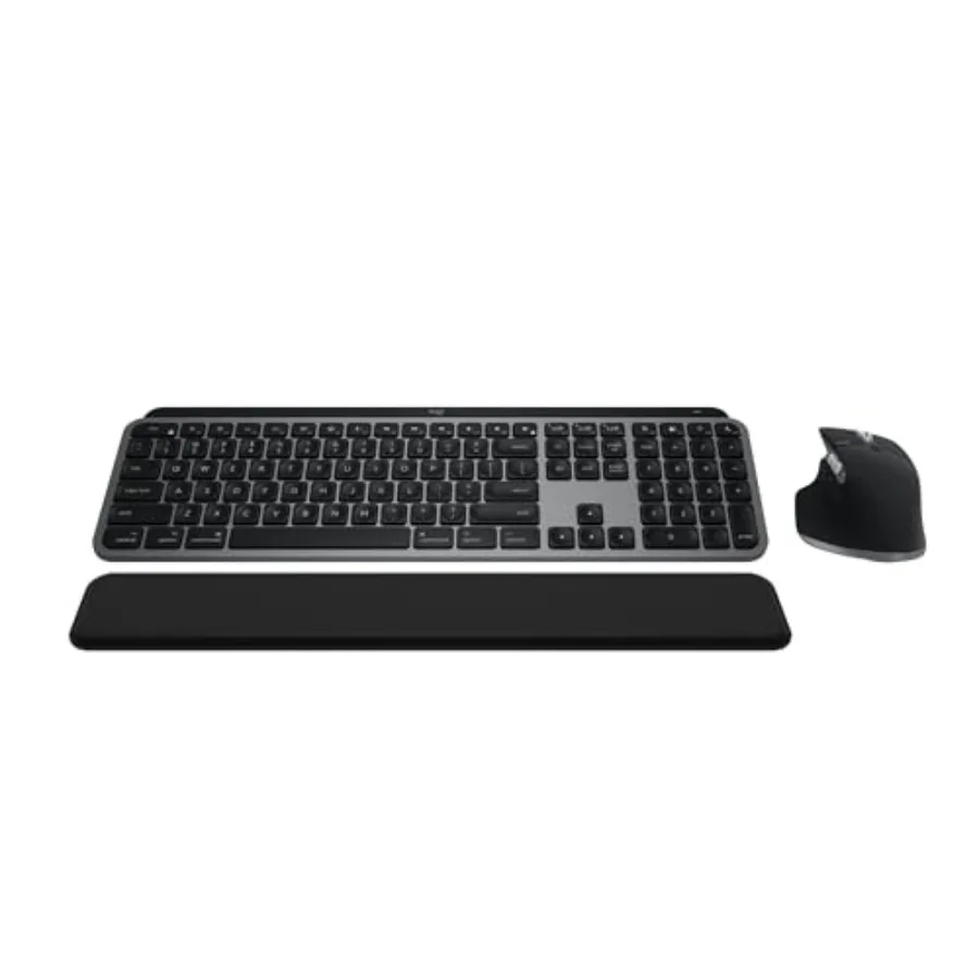 MX Keys S for Mac Wireless Keyboard and Mouse with Palm Rest Backlit Keys Fast Scroll Bluetooth USB-C Connectivity for MacBook
MX Keys S for Mac Wireless Keyboard and Mouse with Palm Rest Backlit Keys Fast Scroll Bluetooth USB-C Connectivity for MacBook