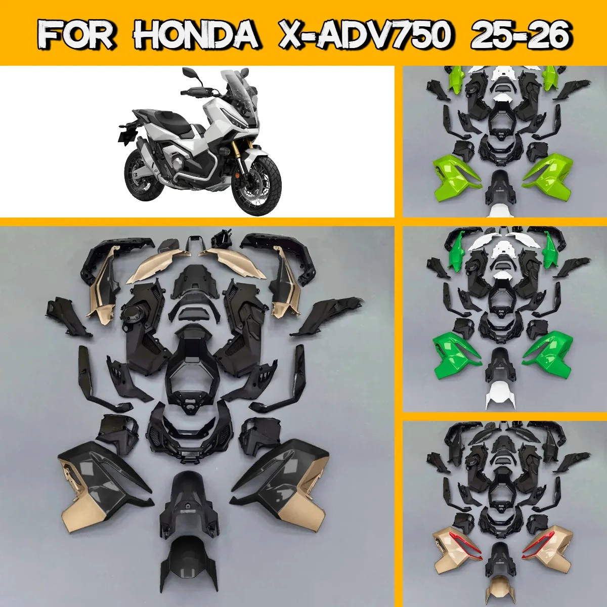 Advanced Fairings for 2025 2026 Honda X-ADV750 ABS Plastic Fairing Kit Aftermarket Parts Perfect Fit 25 26 X-ADV 750
Advanced Fairings for 2025 2026 Honda X-ADV750 ABS Plastic Fairing Kit Aftermarket Parts Perfect Fit 25 26 X-ADV 750