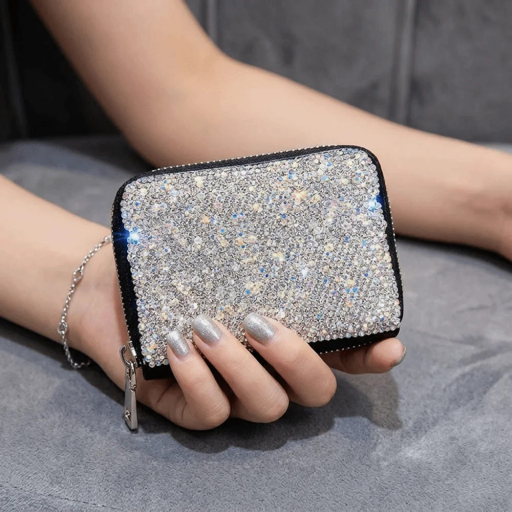 Sparkling Women's Card Bag Luxury Dust-proof Mini Card Case Portable Waterproof Bling Rhinestone Card Holder Unisex
Sparkling Women's Card Bag Luxury Dust-proof Mini Card Case Portable Waterproof Bling Rhinestone Card Holder Unisex