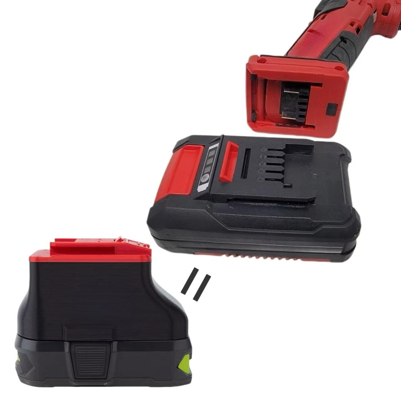 Battery Adapter For Ryobi 18V Lithium Ion To For OZITO 18v Cordless Tool Converter (Adaptor Only)
Battery Adapter For Ryobi 18V Lithium Ion To For OZITO 18v Cordless Tool Converter (Adaptor Only)