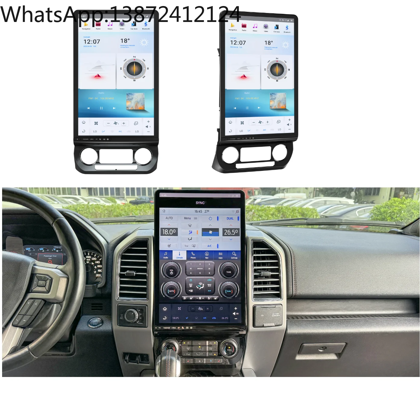 2K 16.8" Screen Android 13 Car Player for Ford Raptor F150 2015-2022 F250 F350 F450 2017-2022 Car Radio Player Stereo
2K 16.8" Screen Android 13 Car Player for Ford Raptor F150 2015-2022 F250 F350 F450 2017-2022 Car Radio Player Stereo