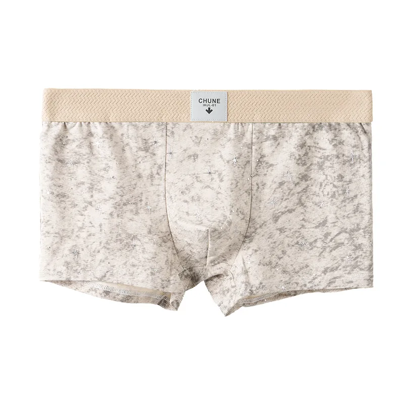 Men's cotton starry night underwear, fashionable and unique, comfortable four-cornered pants, suitable for teenagers, mid-rise m
Men's cotton starry night underwear, fashionable and unique, comfortable four-cornered pants, suitable for teenagers, mid-rise m