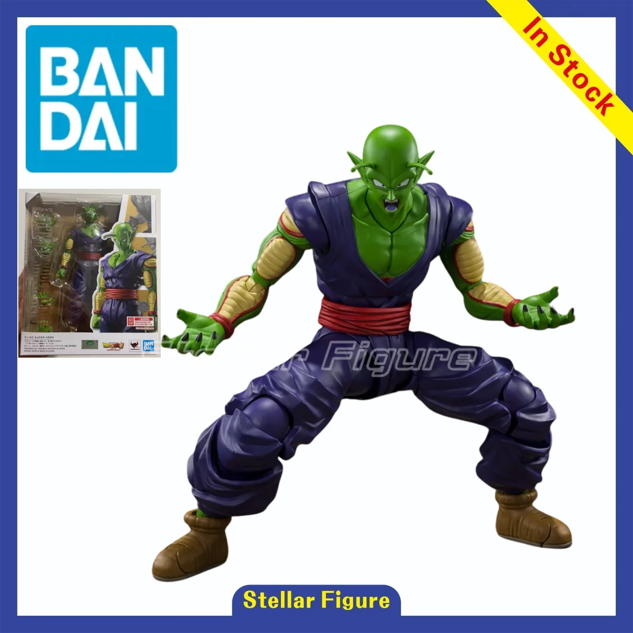 【SF】In Stock BANDAI SPIRITS S.H.Figuarts Dragon Ball Super SUPER HERO Piccolo Movable Model Figures
【SF】In Stock BANDAI SPIRITS S.H.Figuarts Dragon Ball Super SUPER HERO Piccolo Movable Model Figures