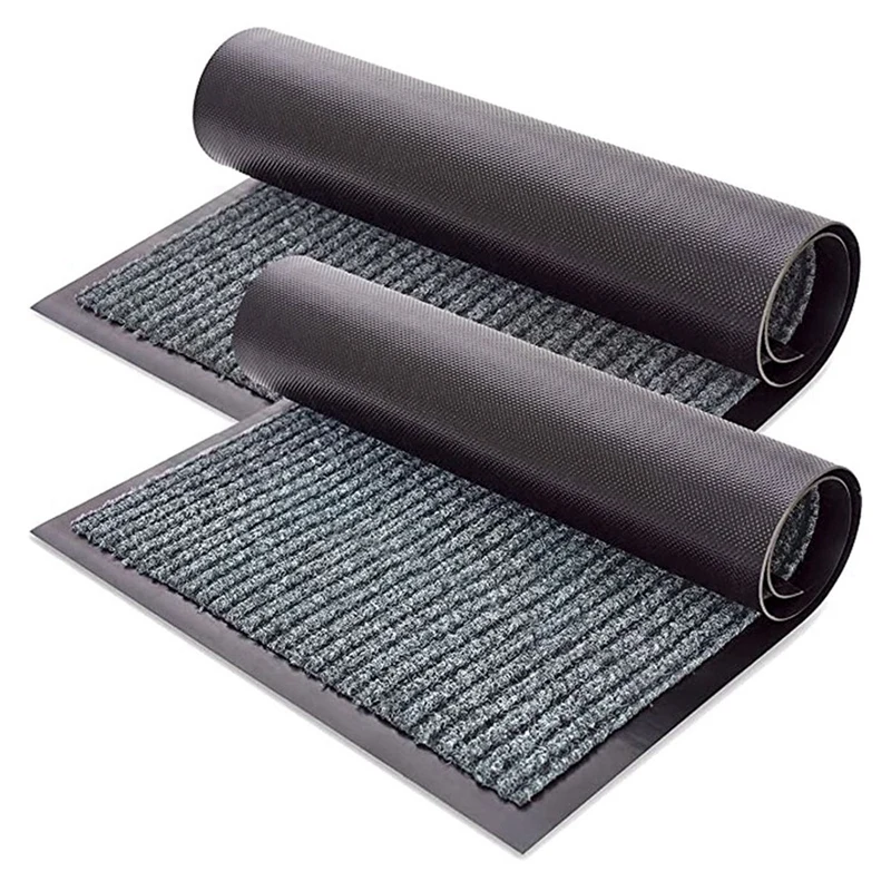 PVC Double Stripe Door Anti-Slip Mat Hotel Door Carpet Bottom Mat Door Mat 50X80cm
PVC Double Stripe Door Anti-Slip Mat Hotel Door Carpet Bottom Mat Door Mat 50X80cm