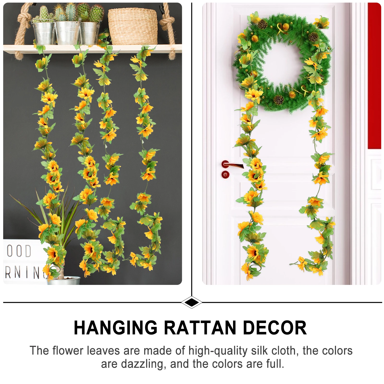 2 Pcs Artificial Simulated Vine Faux Plants Indoor Silk Colorful Photography Props
2 Pcs Artificial Simulated Vine Faux Plants Indoor Silk Colorful Photography Props