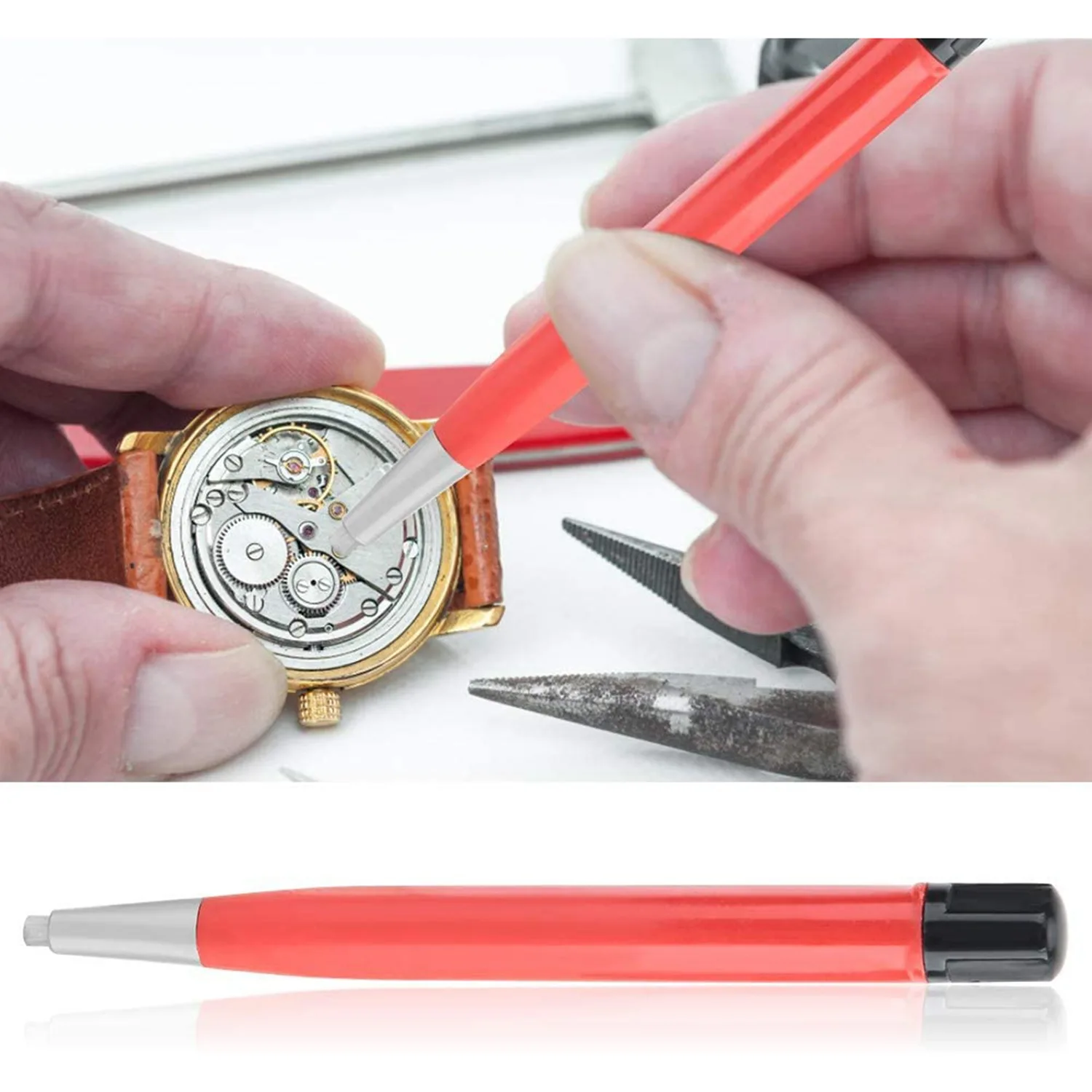 BOFO Practical Watch Rust Removal Brush Pen Clean Scratch Polishing Tool Watch Parts Repair Tool
BOFO Practical Watch Rust Removal Brush Pen Clean Scratch Polishing Tool Watch Parts Repair Tool