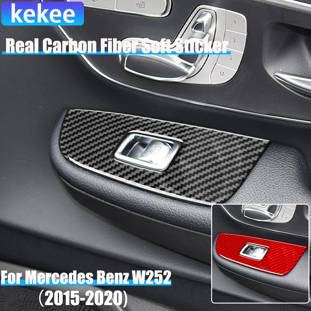 Real Carbon Fiber Car Accessories Window Lift Control Trim Cover Soft Sticker For Mercedes V Class W447 V250 V260 2015-2020
Real Carbon Fiber Car Accessories Window Lift Control Trim Cover Soft Sticker For Mercedes V Class W447 V250 V260 2015-2020