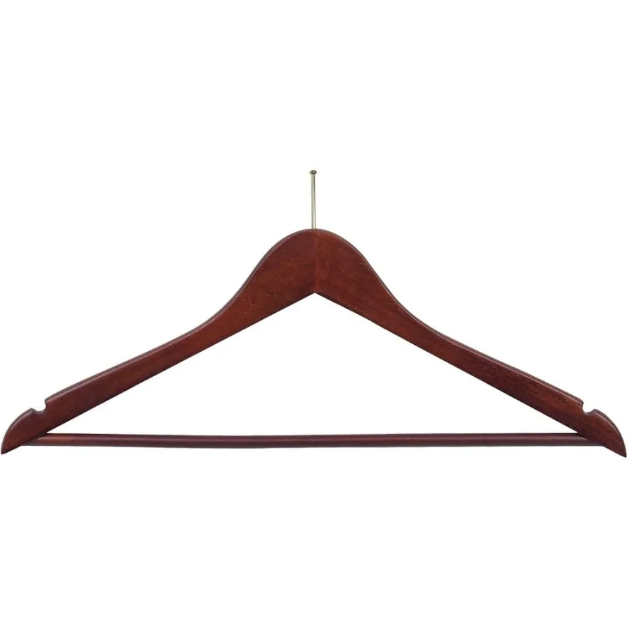 Flat Anti-Theft Sui Hanger with Walnut Finish and P-Nail Box of 50 Security Hangers with Solid Wood Bar for Retail and Hospital
Flat Anti-Theft Sui Hanger with Walnut Finish and P-Nail Box of 50 Security Hangers with Solid Wood Bar for Retail and Hospital