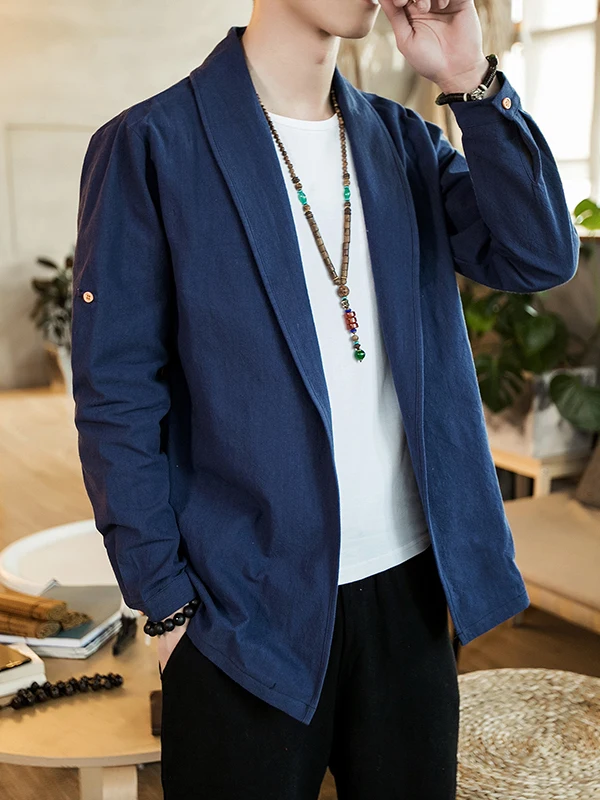 Мужская хлопково-льняная куртка с длинным рукавом для весны и осени, новая повседневная верхняя одежда в традиционном китайском стиле, универсальная, высокого качества
Мужская хлопково-льняная куртка с длинным рукавом для весны и осени, новая повседневная верхняя одежда в традиционном китайском стиле, универсальная, высокого качества