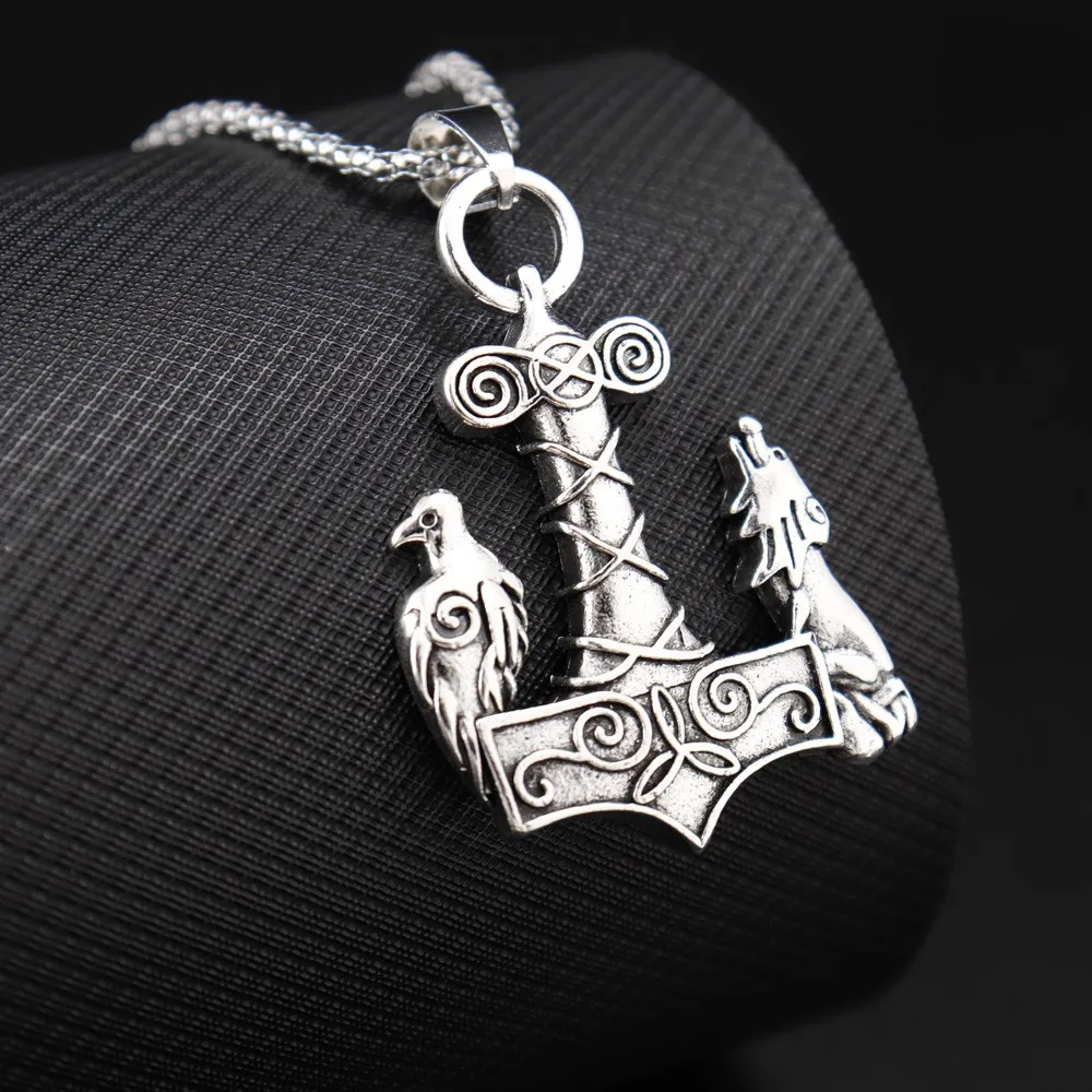Dark Punk Style Crow Wolf Anchor Alloy Pendant Necklace Personality Hip Hop Men Rock Metal Pendants Jewelry Fashion Accessory
Dark Punk Style Crow Wolf Anchor Alloy Pendant Necklace Personality Hip Hop Men Rock Metal Pendants Jewelry Fashion Accessory
