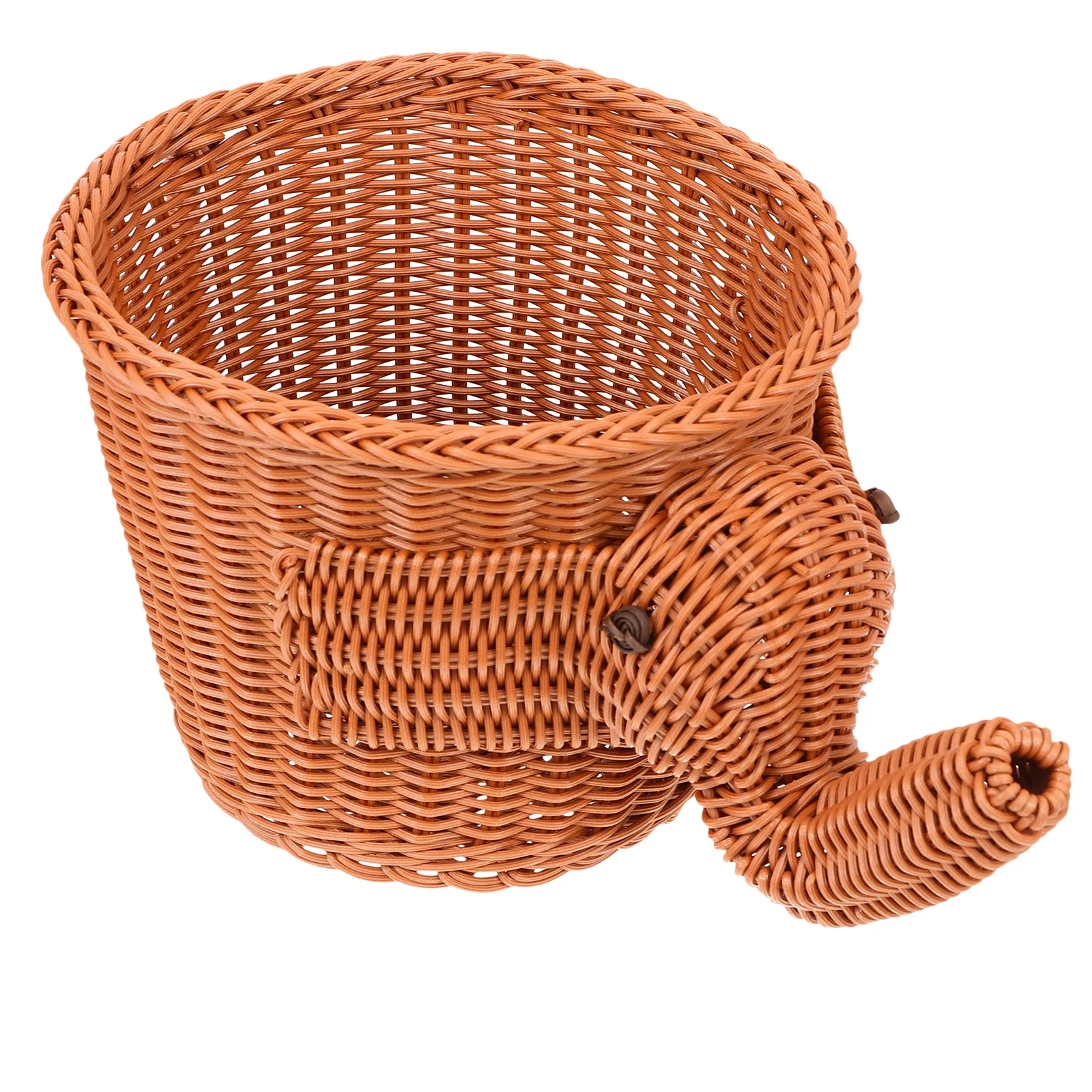 1pc Cartoon Elephant Basket Table Decor Storage Container Storage Container Rattan Snack Box Home Decor Practical
1pc Cartoon Elephant Basket Table Decor Storage Container Storage Container Rattan Snack Box Home Decor Practical