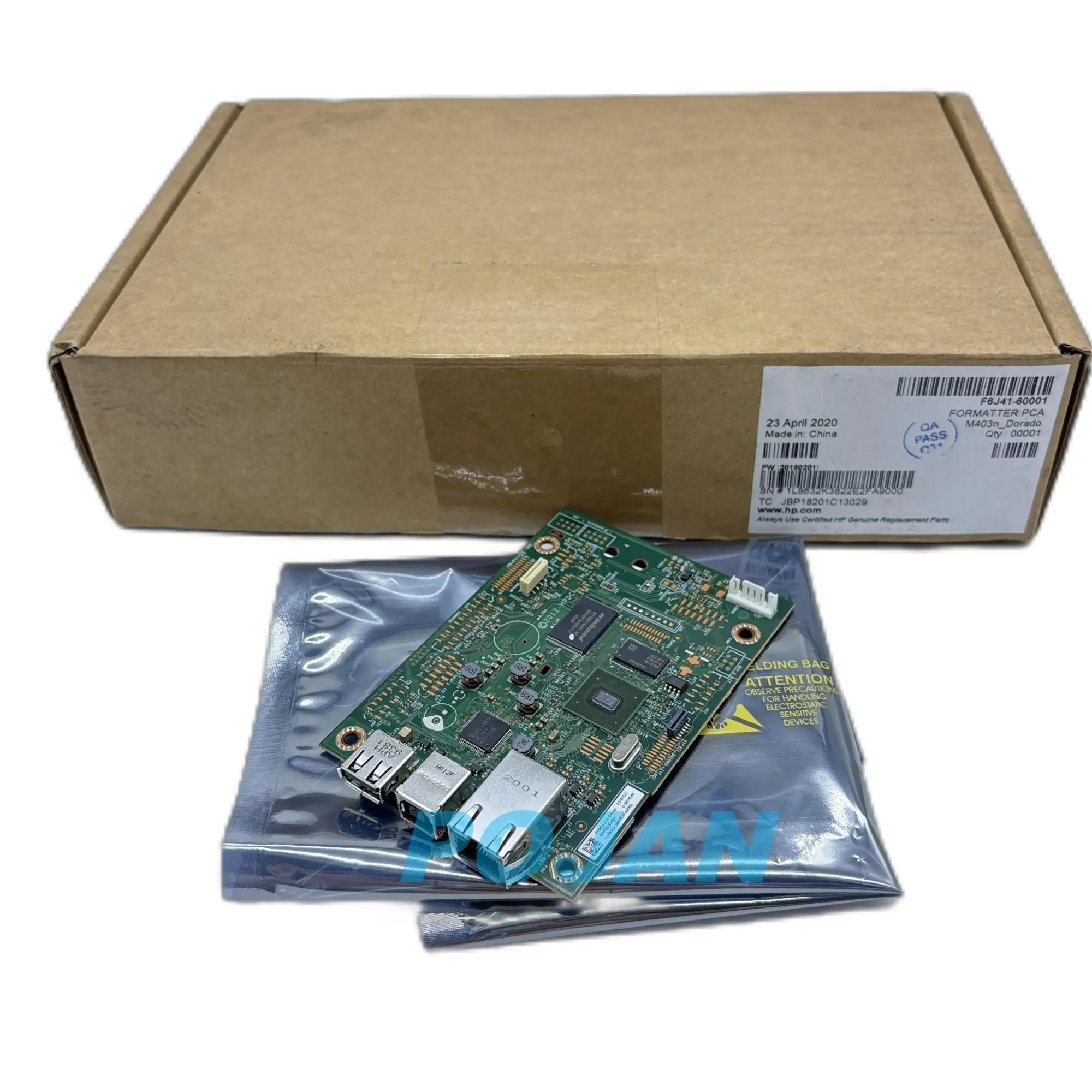 Плата форматирования LaserJet Выберите модель F6J41-60001 M403N или F6J43-60001 M403DN или F6J44-60001 M403DW Запчасти для принтера POJAN
Плата форматирования LaserJet Выберите модель F6J41-60001 M403N или F6J43-60001 M403DN или F6J44-60001 M403DW Запчасти для принтера POJAN