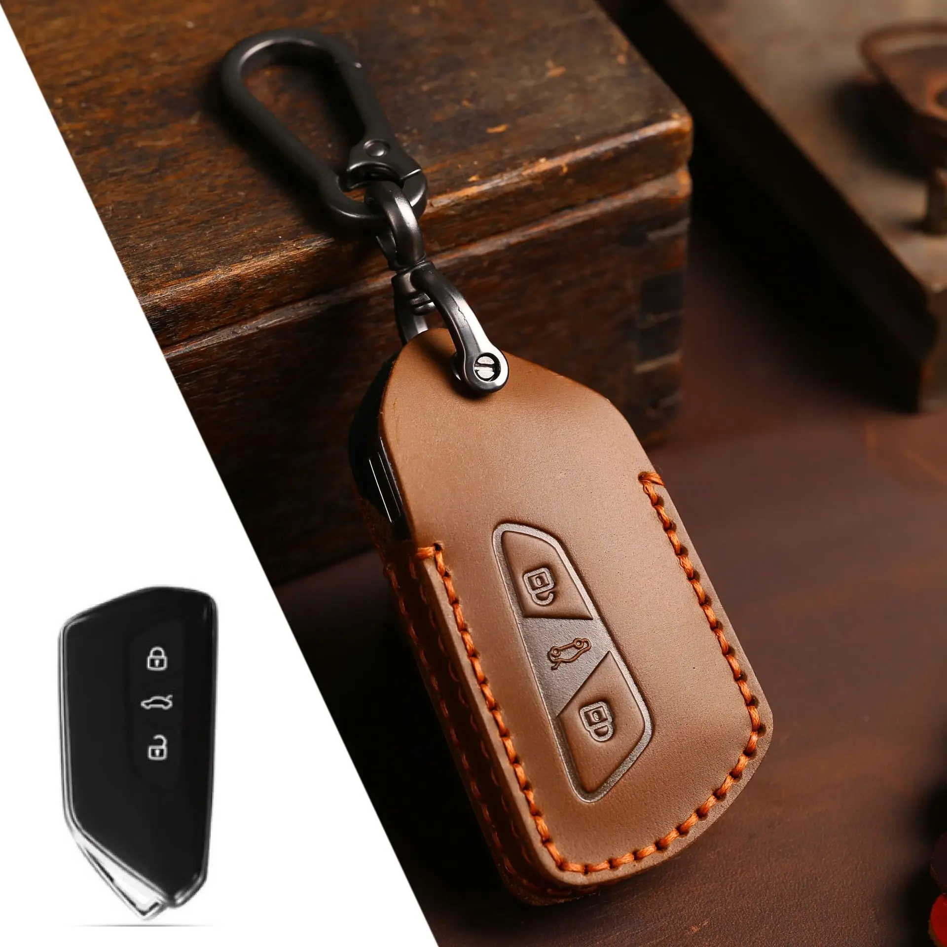 3button Leather Car Key Cover Keychain Accessories for VW Volkswagen Golf 8 Mk8 2020 Skoda Octavia 3 Remote Protector Case Shell
3button Leather Car Key Cover Keychain Accessories for VW Volkswagen Golf 8 Mk8 2020 Skoda Octavia 3 Remote Protector Case Shell
