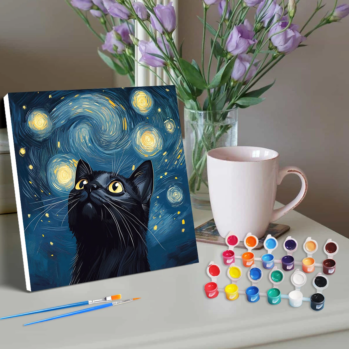 RUOPOTY 20x20cm Oil Painting By Numbers Animal Cat Arts And Crafts Paint Creative Hobbies Drawing Handicraft Home Decor
RUOPOTY 20x20cm Oil Painting By Numbers Animal Cat Arts And Crafts Paint Creative Hobbies Drawing Handicraft Home Decor