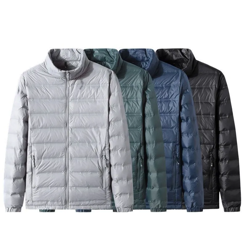 Autumn Winter Lightweight Durable Men's down Jaet Loose Fit Stand Collar Warm plus Size Fat Lad Outerwear Busin Casual
Autumn Winter Lightweight Durable Men's down Jaet Loose Fit Stand Collar Warm plus Size Fat Lad Outerwear Busin Casual