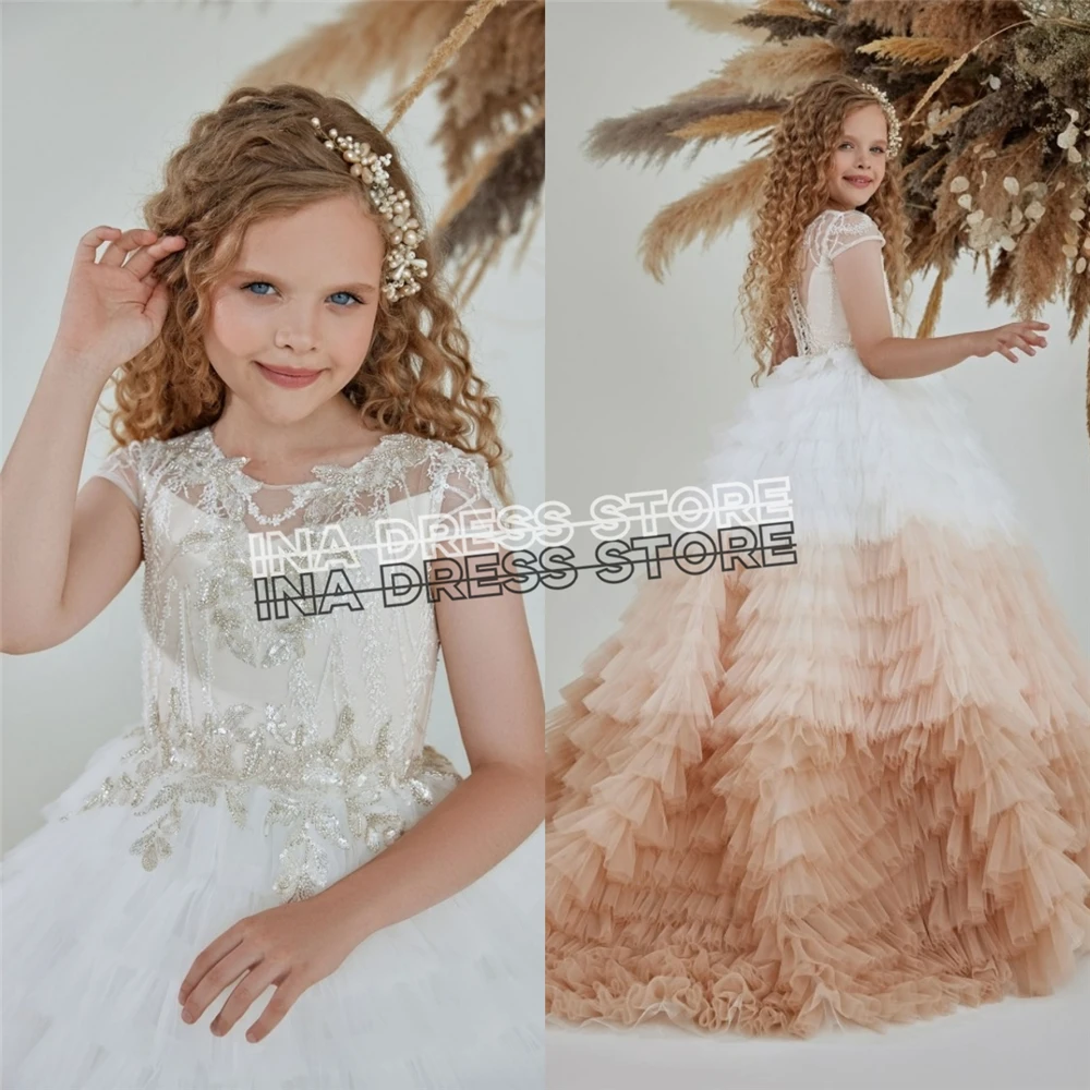 Gorgeous Quality Flower Girl Dress Tulle Fluffy Layering With Lace Appliques Wedding Ball Birthday Party Bridesmaid Gowns
Gorgeous Quality Flower Girl Dress Tulle Fluffy Layering With Lace Appliques Wedding Ball Birthday Party Bridesmaid Gowns