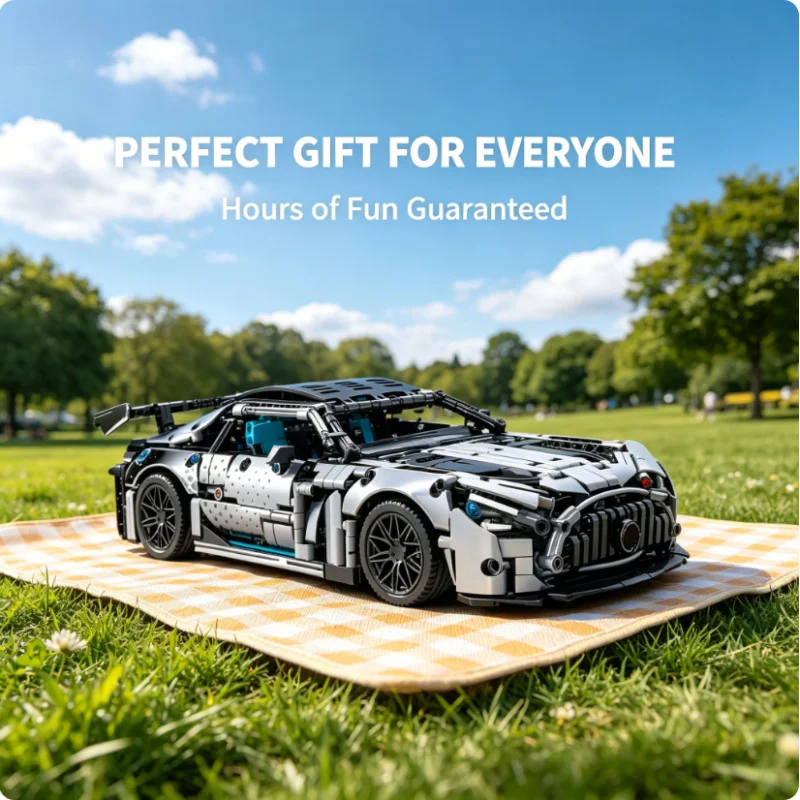 1310 PCS Technical Racing Car Building Blocks 1:14 Scale Sports Car Model Assembly Kit Adult Toy Birthday Gift
1310 PCS Technical Racing Car Building Blocks 1:14 Scale Sports Car Model Assembly Kit Adult Toy Birthday Gift