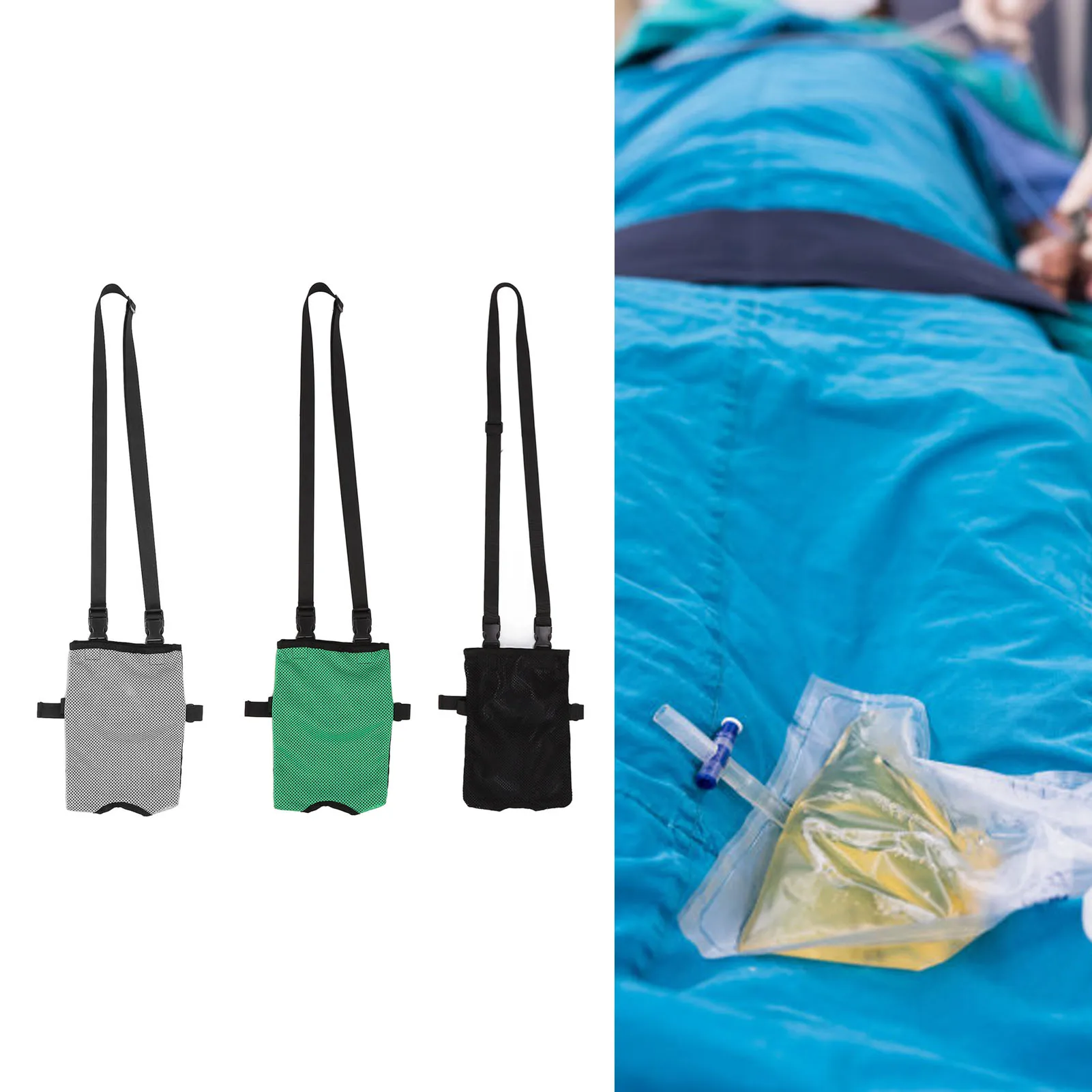 1Pc Catheter Bag Cover Concealed Urine Drainage Bag Holder Postoperative Body Fluid Shoulder Bag
1Pc Catheter Bag Cover Concealed Urine Drainage Bag Holder Postoperative Body Fluid Shoulder Bag