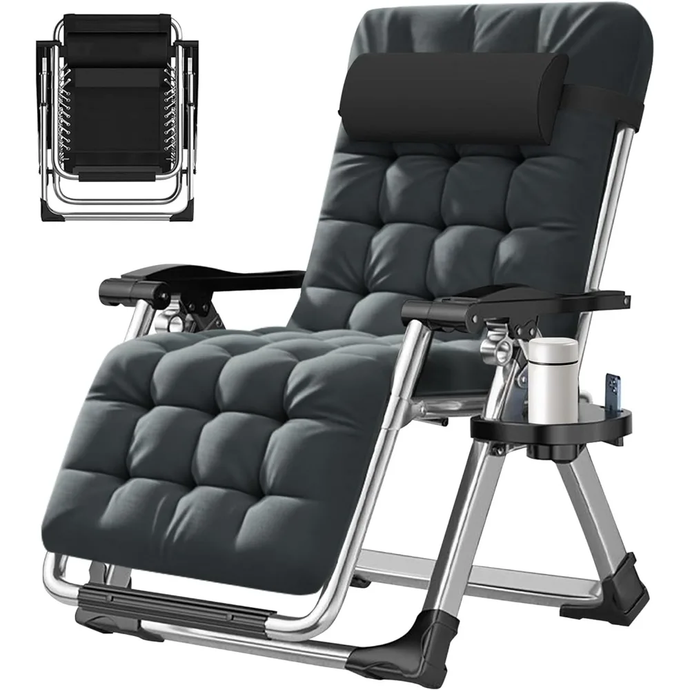 Zero Gravity Chair,Premium Outdoor Lawn Folding Lounge Chairs,Sturdy Adjustable Reclining Patio Chairs with Removable Cushion
Zero Gravity Chair,Premium Outdoor Lawn Folding Lounge Chairs,Sturdy Adjustable Reclining Patio Chairs with Removable Cushion