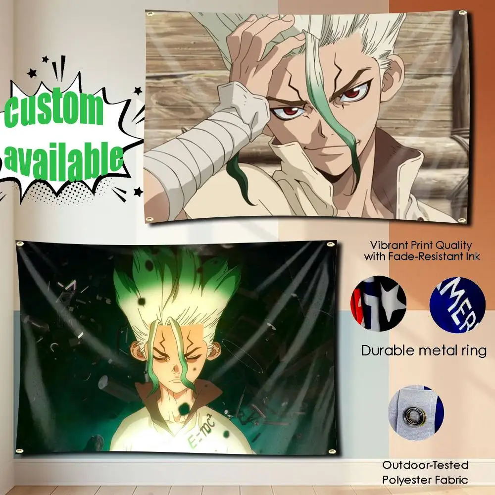 Science Bro Dr. STONE Senku Ishigami Flag Tapestry Banner for Bedroom Living Room Outdoor Camping Custom Supported
Science Bro Dr. STONE Senku Ishigami Flag Tapestry Banner for Bedroom Living Room Outdoor Camping Custom Supported