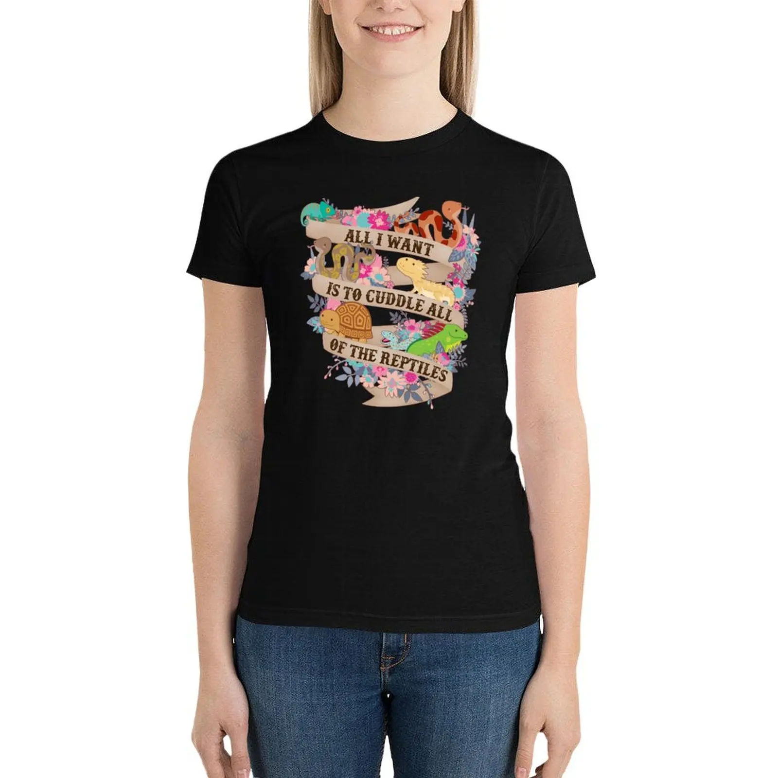 Cuddle All Of The Reptiles T-Shirt aesthetic clothes hippie clothes animal print shirt for girls tops Women
Cuddle All Of The Reptiles T-Shirt aesthetic clothes hippie clothes animal print shirt for girls tops Women
