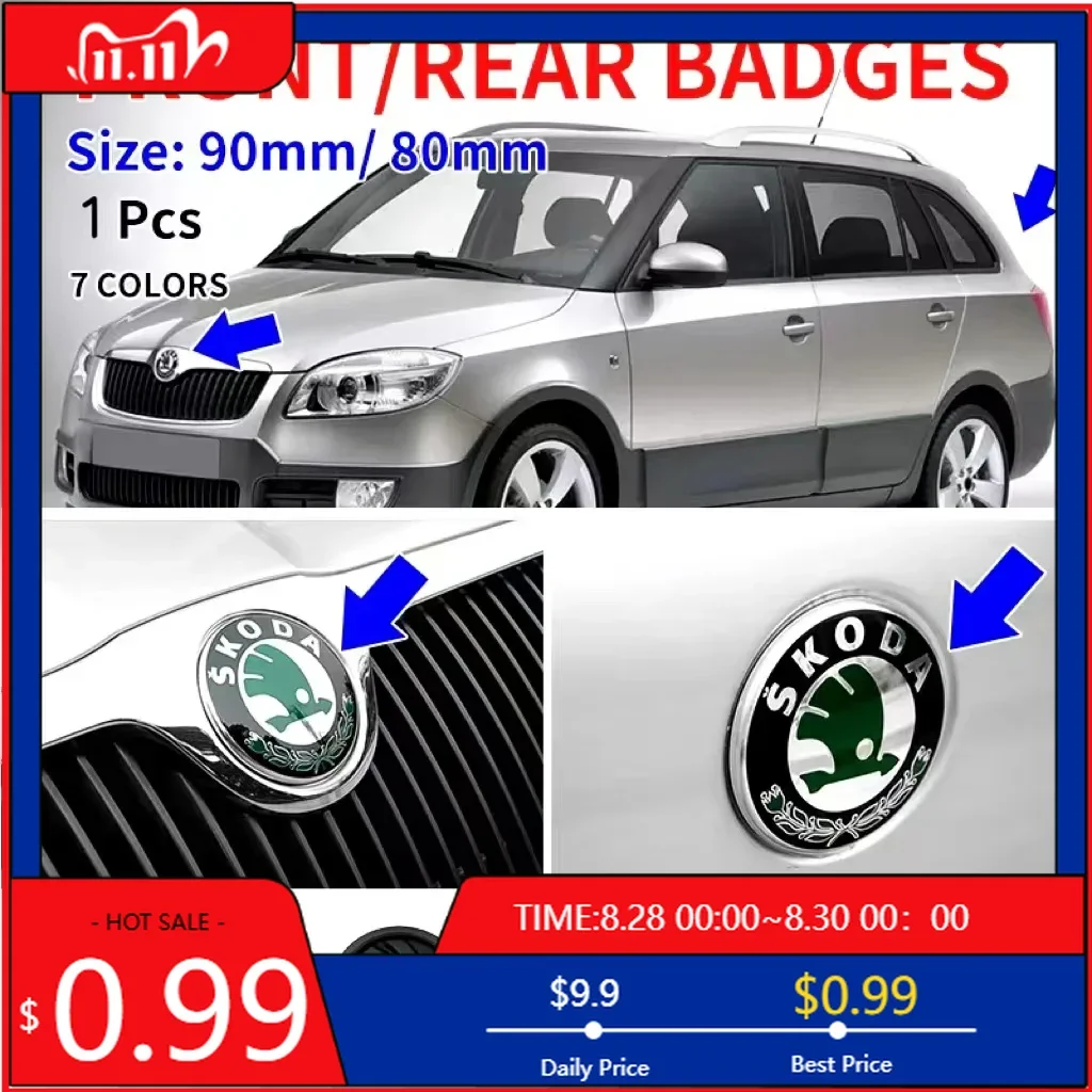 Skoda 2026 Hot 1Pcs 80mm/90mm 3D Car Emblem Badge Hood Front Rear Trunk Logo For Skoda Fabia 1 2 Octavia a7 RS Superb Rapid Yeti
Skoda 2026 Hot 1Pcs 80mm/90mm 3D Car Emblem Badge Hood Front Rear Trunk Logo For Skoda Fabia 1 2 Octavia a7 RS Superb Rapid Yeti