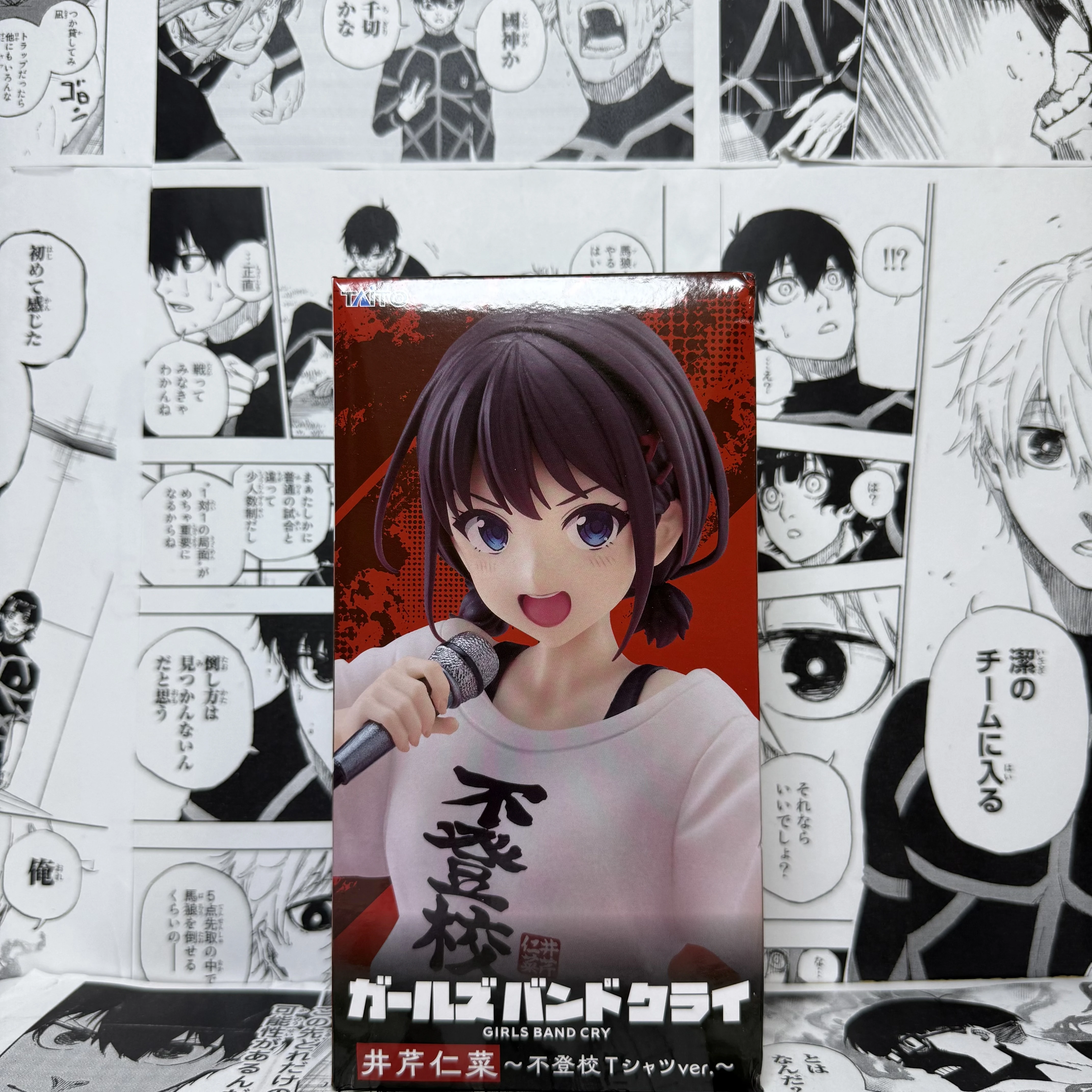 In Stock 18cm Original Sega Girls Band Cry Nina Serizawa Static Figurines Not Go To School White T-Shirt collectible gift
In Stock 18cm Original Sega Girls Band Cry Nina Serizawa Static Figurines Not Go To School White T-Shirt collectible gift