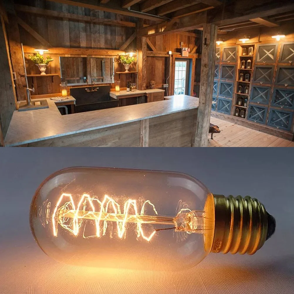 E27 40W 220V Tubular Vintage Squirrel Cage Filament Bulbs for Pendant Lighting Chandeliers Wall Sconces Living Room Decor
E27 40W 220V Tubular Vintage Squirrel Cage Filament Bulbs for Pendant Lighting Chandeliers Wall Sconces Living Room Decor