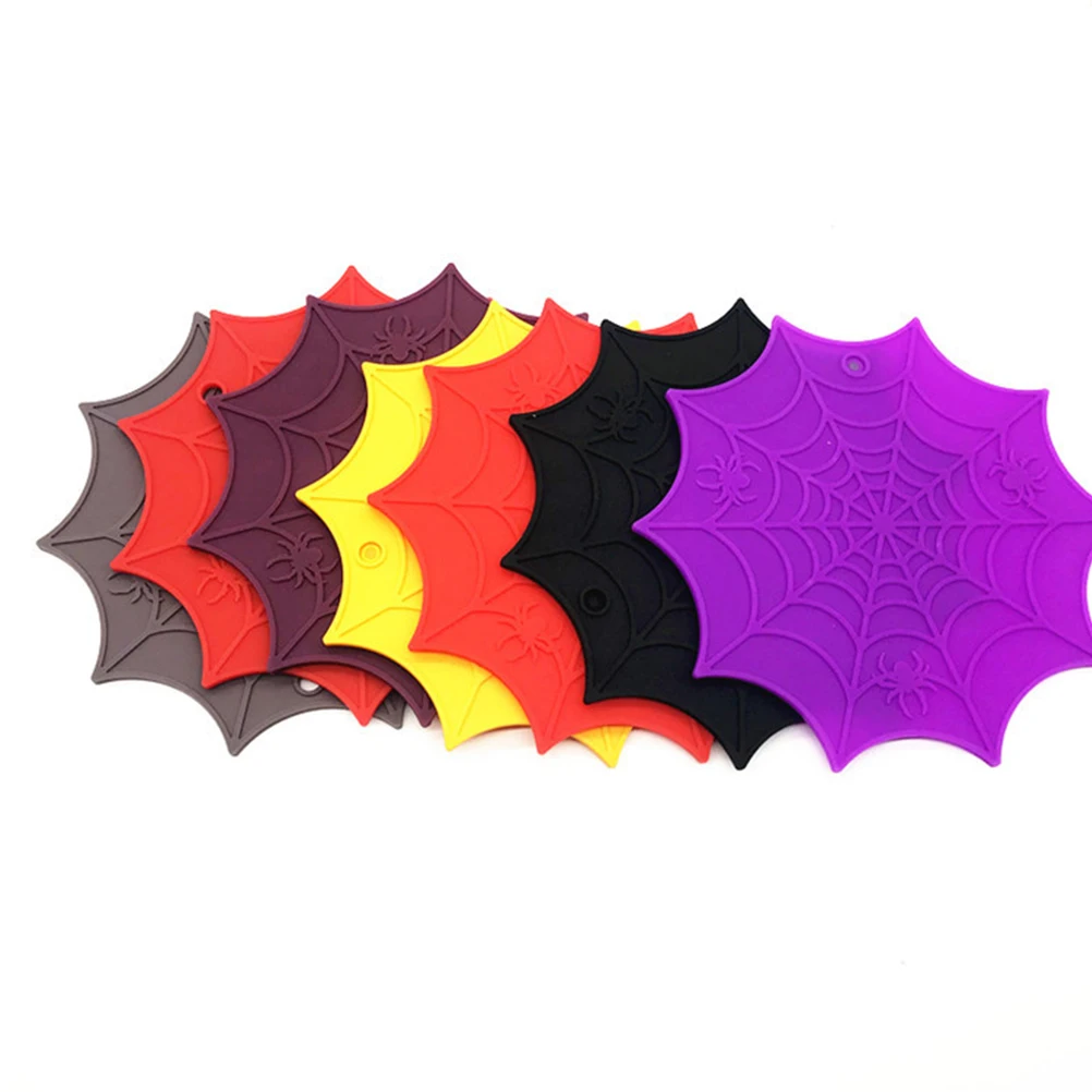 4 Pcs Heat proof Placemat Coaster Non slip Silicone Insulation Pad Halloween Tableware Protection Anti scratch Stain
4 Pcs Heat proof Placemat Coaster Non slip Silicone Insulation Pad Halloween Tableware Protection Anti scratch Stain