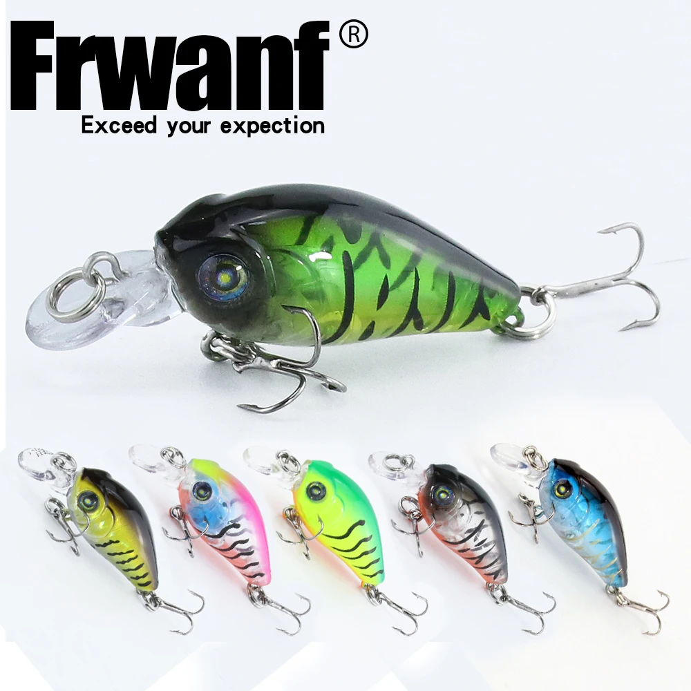 Frwanf 6 PCS 4.7CM 3.3G Wobblers for Fishing Crankbaits Artificial Hard Baits for Fishing Lure Jig 3D Eyes Whopper Plopper
Frwanf 6 PCS 4.7CM 3.3G Wobblers for Fishing Crankbaits Artificial Hard Baits for Fishing Lure Jig 3D Eyes Whopper Plopper