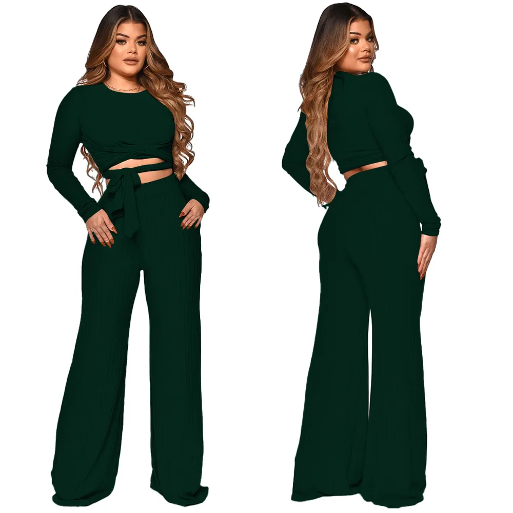 Solid Hollow Out Knitted 2 Piece Set Women Long Sleeve Lace Up Crop Tops High Waist Pants Y2K Casual Suits Casual Street Outfits
Solid Hollow Out Knitted 2 Piece Set Women Long Sleeve Lace Up Crop Tops High Waist Pants Y2K Casual Suits Casual Street Outfits