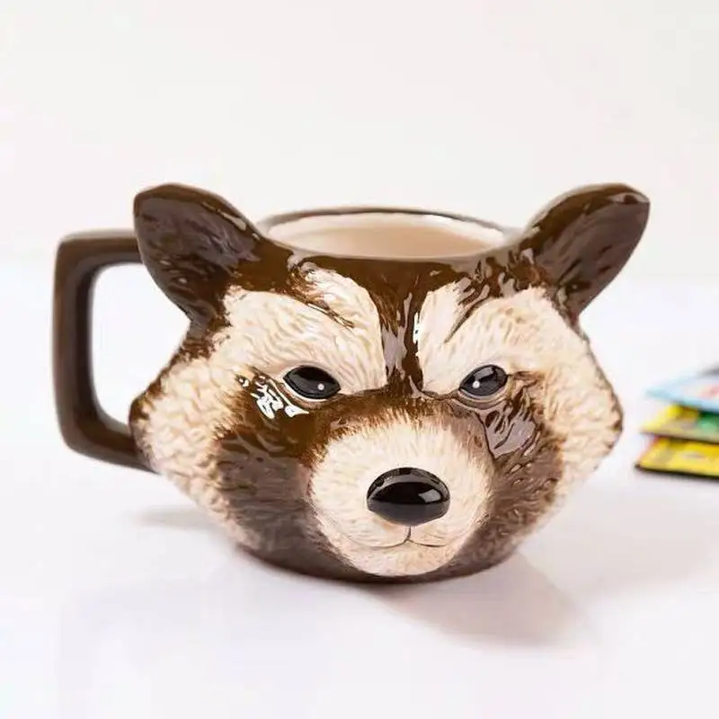 Rocket Raccoon Shape Ceramics Mugs coffee mug Milk Tea office Cups Drinkware the Best birthday Gift for Friends
Rocket Raccoon Shape Ceramics Mugs coffee mug Milk Tea office Cups Drinkware the Best birthday Gift for Friends