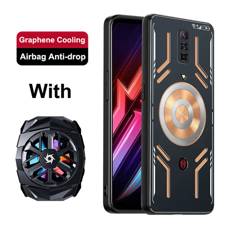 Для Nubia Red Magic 6 Pro Чехол Red Maigc 6S Pro из медного алюминиевого сплава теплоотдача дышащий + радиатор для Red magic 6
Для Nubia Red Magic 6 Pro Чехол Red Maigc 6S Pro из медного алюминиевого сплава теплоотдача дышащий + радиатор для Red magic 6