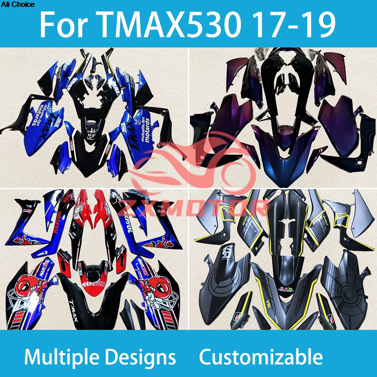 ABS Fairings Fit TMAX530 17-23 Motorcycle Bodywork Full Fairing Kit Fit for YAMAHA T-MAX530 2017 2018 2019
ABS Fairings Fit TMAX530 17-23 Motorcycle Bodywork Full Fairing Kit Fit for YAMAHA T-MAX530 2017 2018 2019