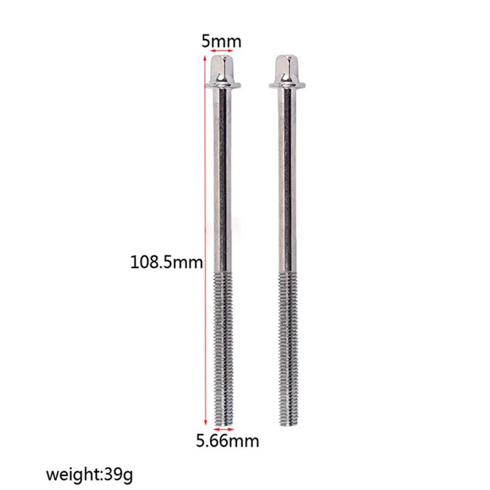 Tension Screws Bolt Snare Drum Set Parts Accessories Snare Drum Tension Rod Percussion Instrument Hardware
Tension Screws Bolt Snare Drum Set Parts Accessories Snare Drum Tension Rod Percussion Instrument Hardware