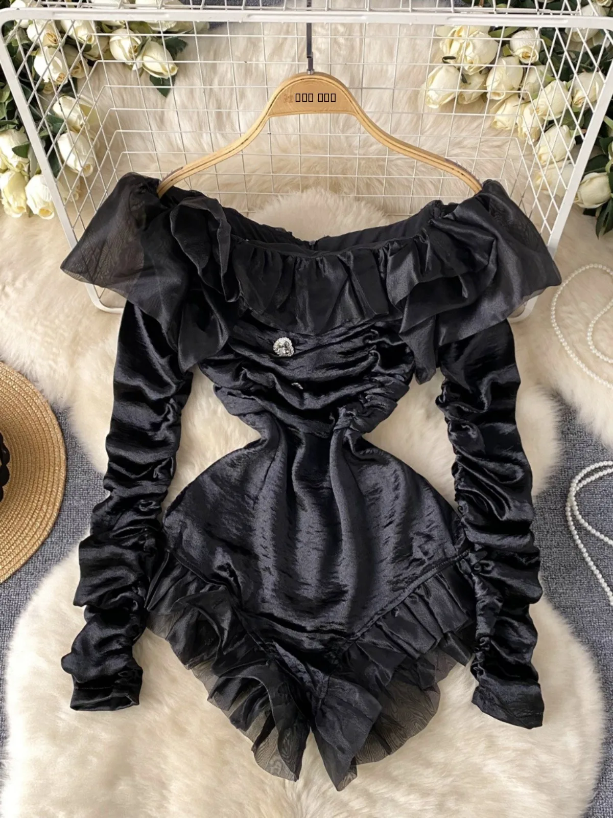 Ele High-Waisted Wide-Leg Jumpsuit Slimming Pleated oulder Bared Dr for Women Commute Summer Online Exclusive
Ele High-Waisted Wide-Leg Jumpsuit Slimming Pleated oulder Bared Dr for Women Commute Summer Online Exclusive