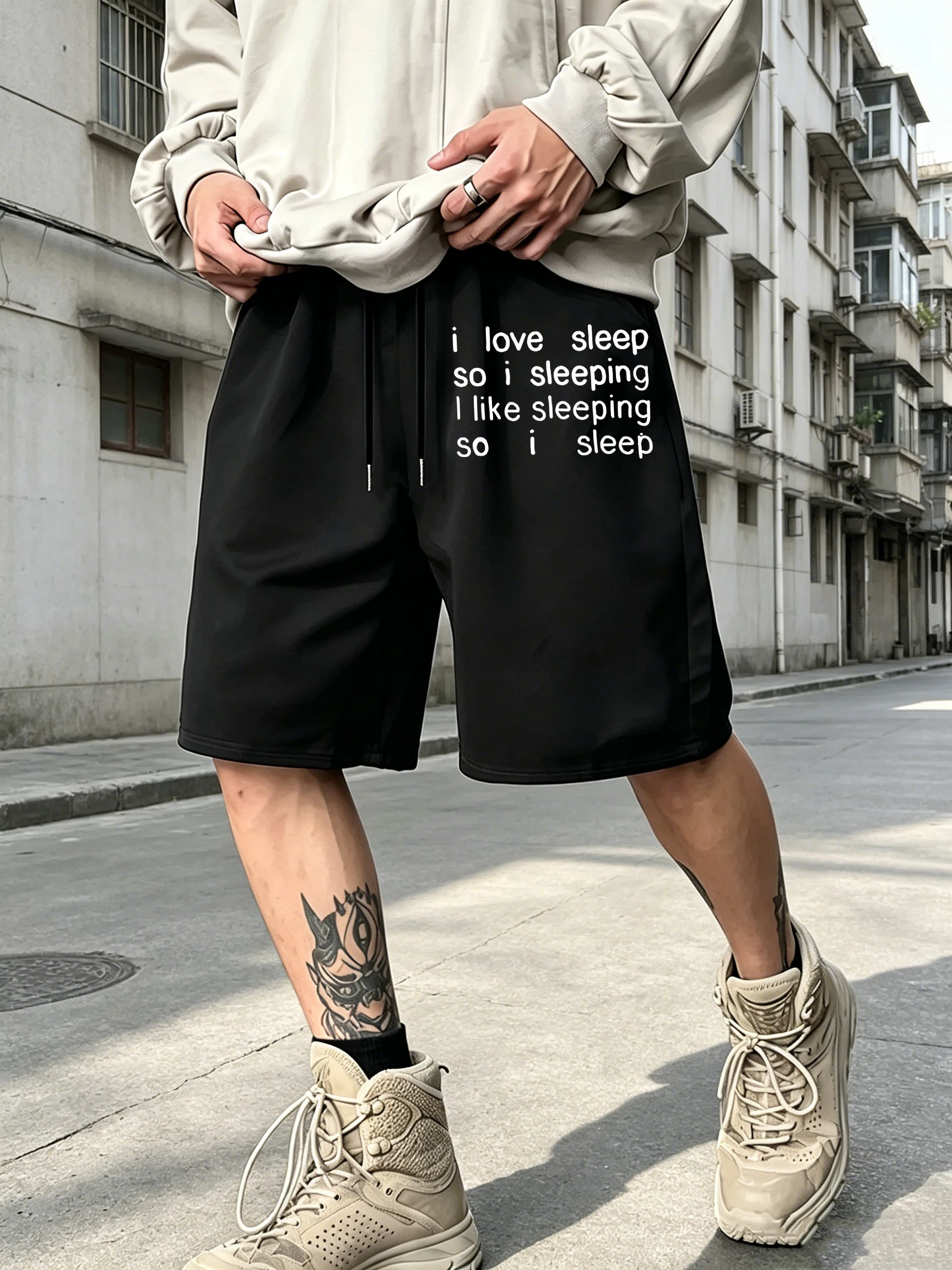 I Love Sleep So Sleeping Printed Male Summer Drawstring Swimming Trunks Gym Loose Clothing Beach Sport Shorts Street Sportpants
I Love Sleep So Sleeping Printed Male Summer Drawstring Swimming Trunks Gym Loose Clothing Beach Sport Shorts Street Sportpants