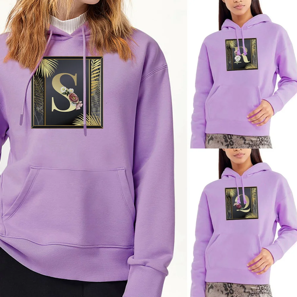 Golden Series Print Pattern Fashion and Comfortable Purple Hoodie Loose Pocket Sports Shirt Women's Casual Hip Hop Sports Hoodie
Golden Series Print Pattern Fashion and Comfortable Purple Hoodie Loose Pocket Sports Shirt Women's Casual Hip Hop Sports Hoodie