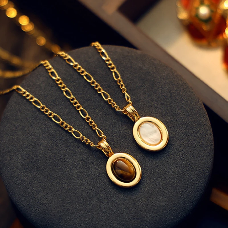 European and American Fashion Zircon Plated 18K Gold Necklace Fashionable Party Wedding Jewelry Gift Maillard Necklace
European and American Fashion Zircon Plated 18K Gold Necklace Fashionable Party Wedding Jewelry Gift Maillard Necklace