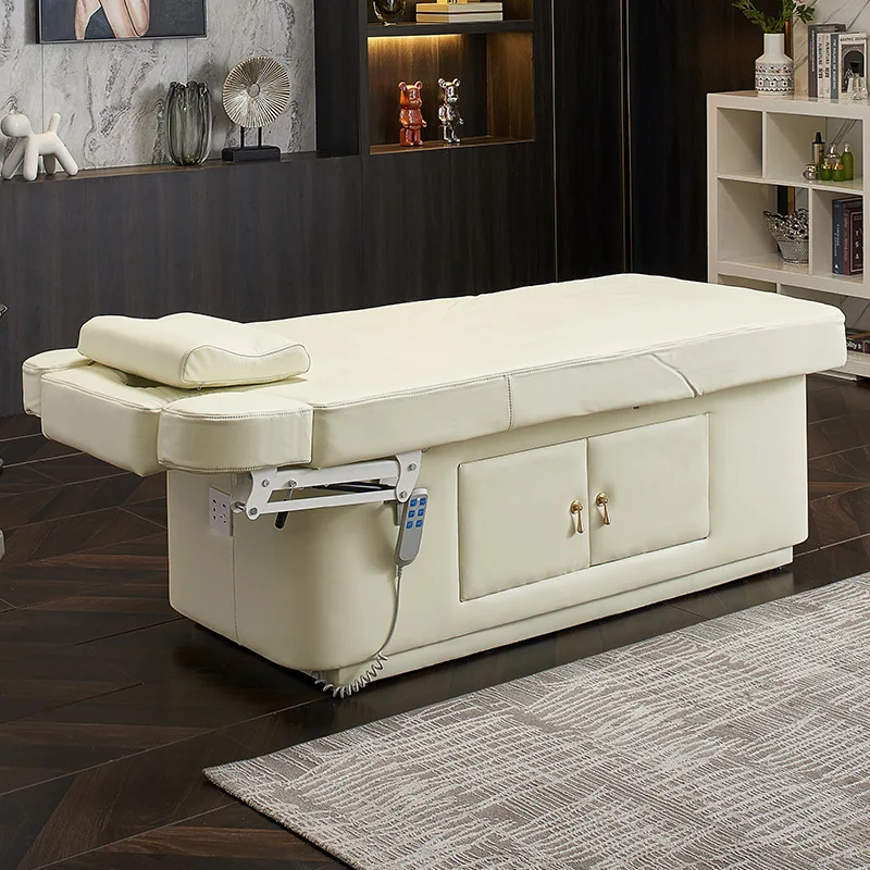 Electric lifting beauty bed beauty salon can heat massage physical therapy bed special bed for tattoo and eyelashes.
Electric lifting beauty bed beauty salon can heat massage physical therapy bed special bed for tattoo and eyelashes.