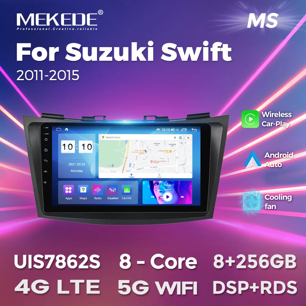 MEKEDE 9'' Screen GPS Multimedia Android 2DIN Stereo Automatic Radio Carplay 4G DSP For Suzuki Swift 2011-2015 Auto Accessories
MEKEDE 9'' Screen GPS Multimedia Android 2DIN Stereo Automatic Radio Carplay 4G DSP For Suzuki Swift 2011-2015 Auto Accessories