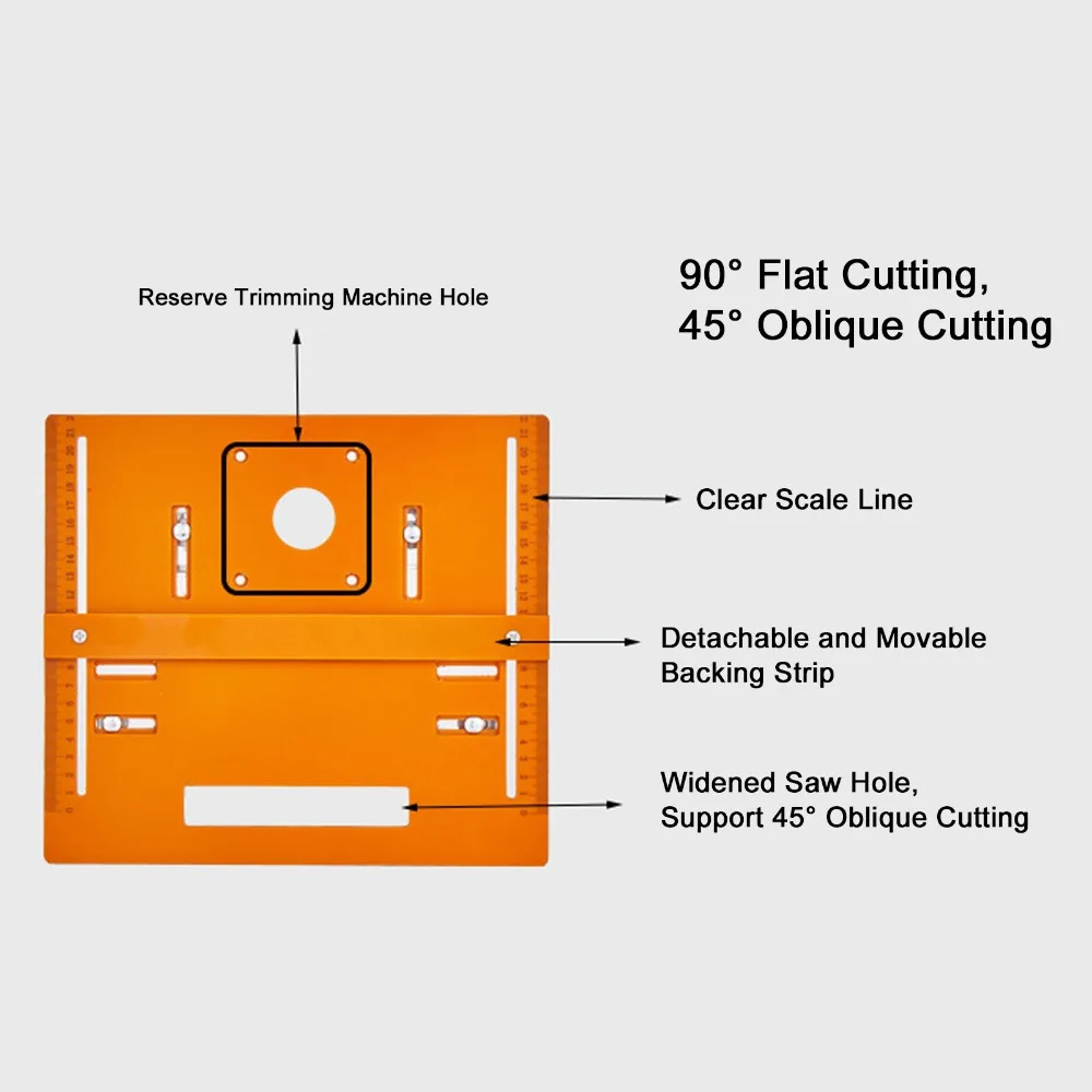 28x25cm Size Cutting Machine Base Plate Aluminium Material Oblique Cut Design Circular Saw Base Plate Router Table Insert Plate
28x25cm Size Cutting Machine Base Plate Aluminium Material Oblique Cut Design Circular Saw Base Plate Router Table Insert Plate