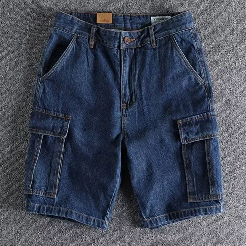 Men's American Style Washed Distressed Workwear Denim Shorts Versatile Multi-pocket Youth Jean Shorts
Men's American Style Washed Distressed Workwear Denim Shorts Versatile Multi-pocket Youth Jean Shorts