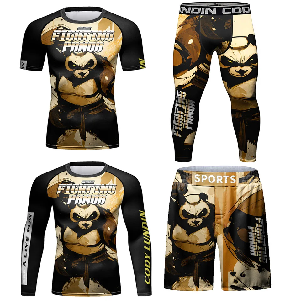 Men MMA Rashguard Jiu Jitsu Jerseys+Pant Training Boxing T-shirt Sets Muay Thair Shorts Bjj Clothing Rash Guard Boxeo Sportsuit
Men MMA Rashguard Jiu Jitsu Jerseys+Pant Training Boxing T-shirt Sets Muay Thair Shorts Bjj Clothing Rash Guard Boxeo Sportsuit