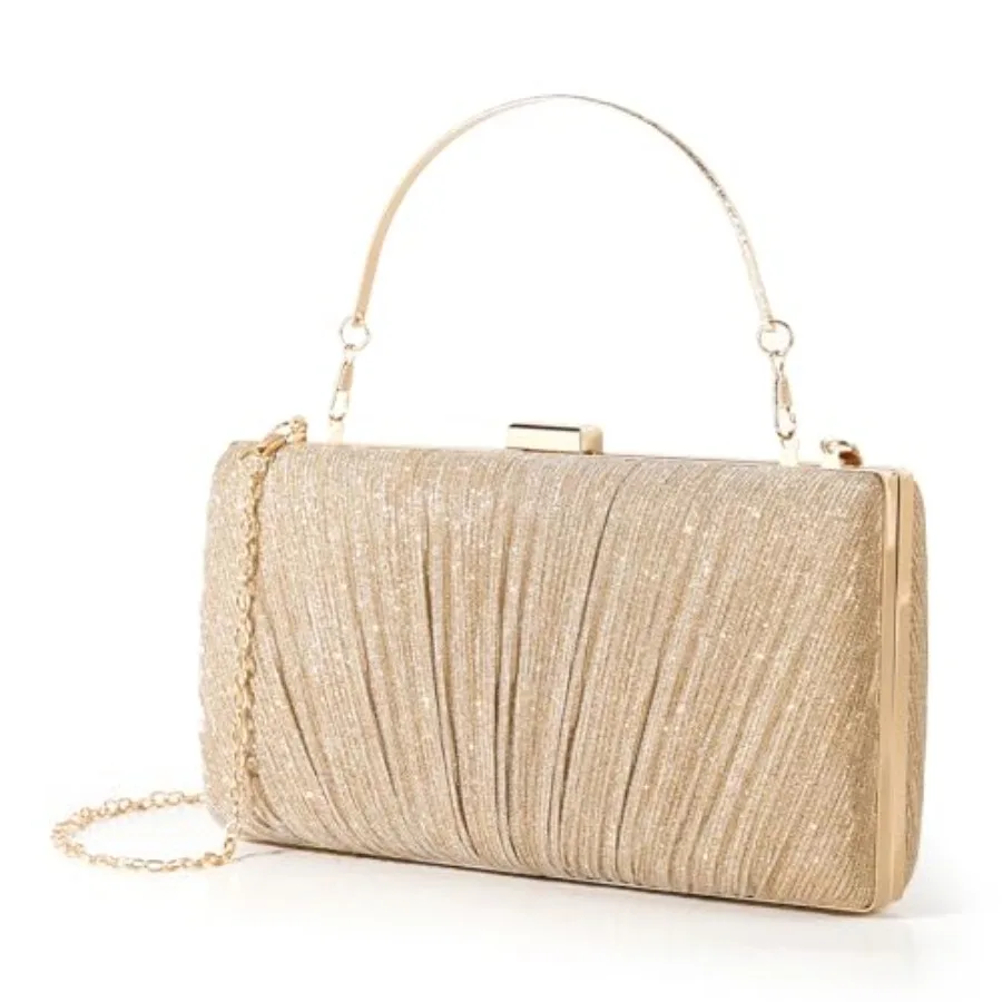 Kseymeir Clutch Purses for Women Pleated Evening Handbag with Chain Prom, Cocktail, and Wedding Pleated, with Chain, Prom, Cock
Kseymeir Clutch Purses for Women Pleated Evening Handbag with Chain Prom, Cocktail, and Wedding Pleated, with Chain, Prom, Cock