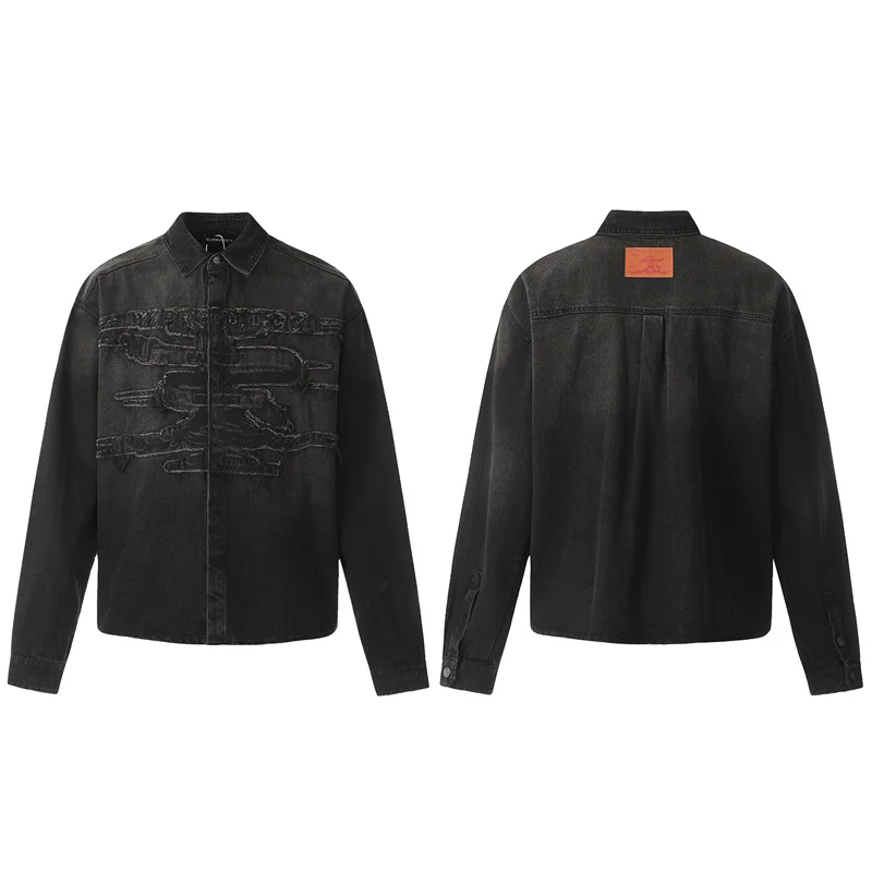 2024FW аппликация черная вышивка ретро стираная Y/Project модная ковбойская мужская и женская куртка из тяжелой ткани пальто лучшего качества
2024FW аппликация черная вышивка ретро стираная Y/Project модная ковбойская мужская и женская куртка из тяжелой ткани пальто лучшего качества